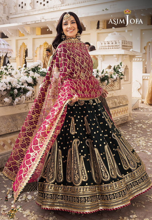 Asim Jofa | Shehnai Festive Collection | AJSH-11 by Asim Jofa - Designer Dress - Type: Ladies Clothes - Available at Libayah - 100% Original