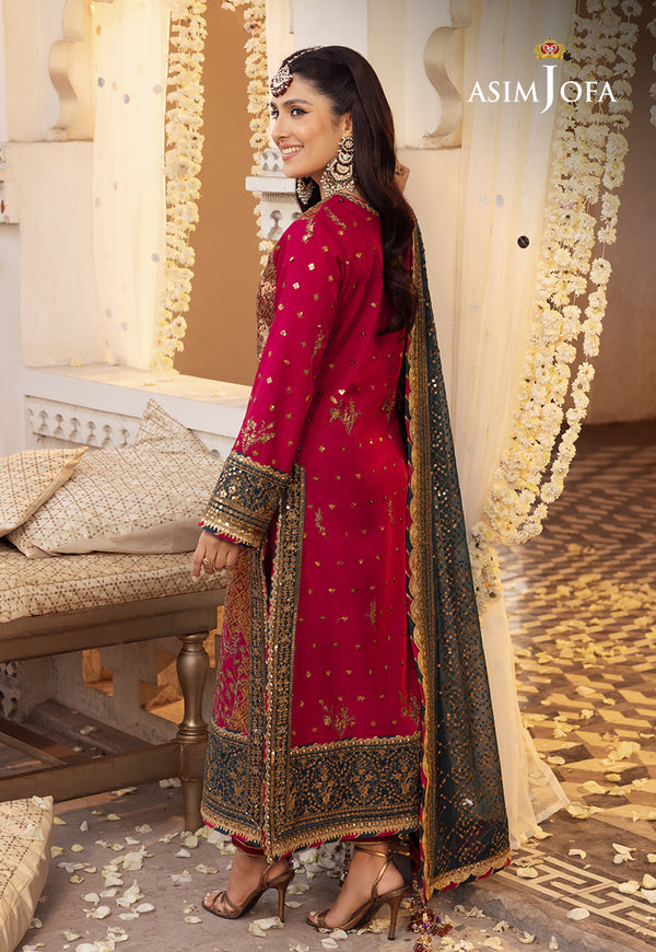 Asim Jofa | Shehnai Festive Collection | AJSH-19 by Asim Jofa - Designer Dress - Type: Ladies Clothes - Available at Libayah - 100% Original