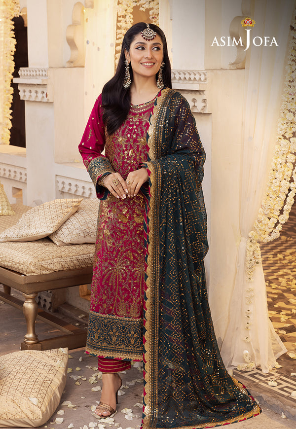 Asim Jofa | Shehnai Festive Collection | AJSH-19 by Asim Jofa - Designer Dress - Type: Ladies Clothes - Available at Libayah - 100% Original