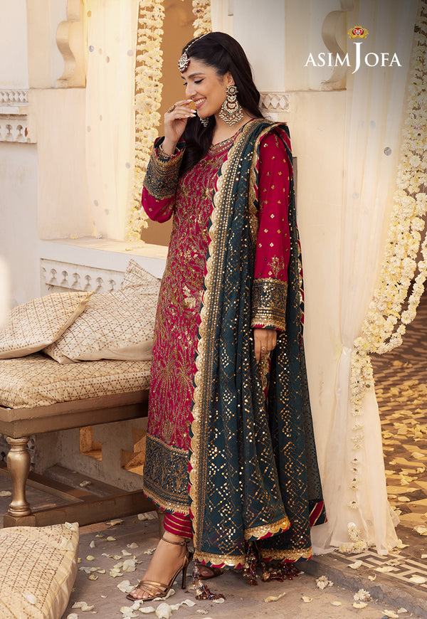 Asim Jofa | Shehnai Festive Collection | AJSH-19 by Asim Jofa - Designer Dress - Type: Ladies Clothes - Available at Libayah - 100% Original