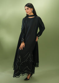 Jeem | Celestial Luxe Formals |AURA BLACK by Jeem - Designer Dress  - Type : Ladies Clothes - Available at Libayah - 100% Original 
