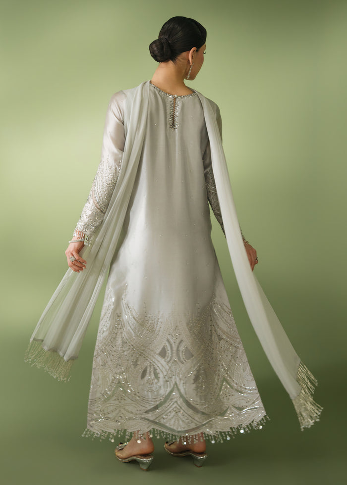 Jeem | Celestial Luxe Formals | AURA GREY by Jeem - Designer Dress  - Type : Ladies Clothes - Available at Libayah - 100% Original 