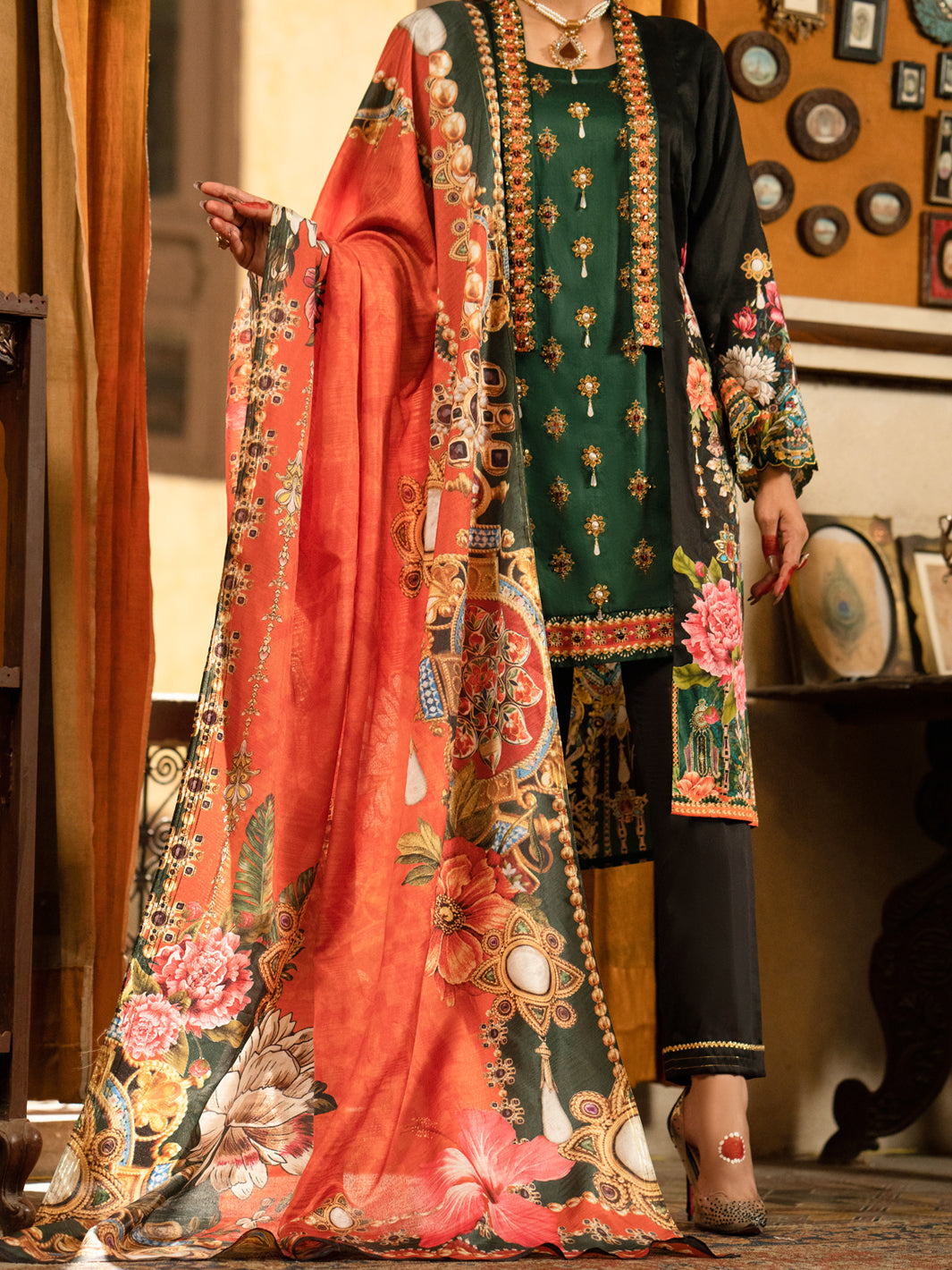 Almirah | Luxury Edit | AWP-3PS-561 by Almirah - Designer Dress - Type: Luxury - Available at Libayah - 100% Original