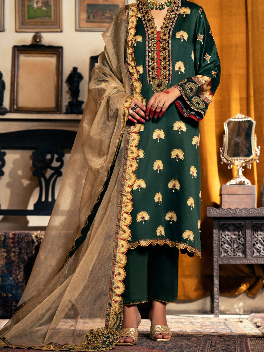 Almirah | Luxury Edit | AWP-3PS-563 by Almirah - Designer Dress - Type: Luxury - Available at Libayah - 100% Original