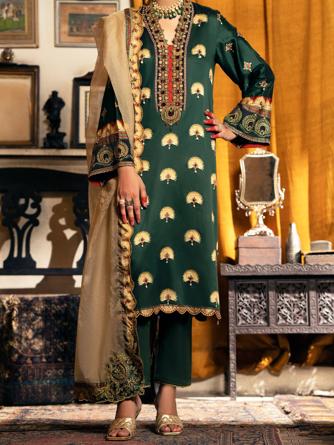 Almirah | Luxury Edit | AWP-3PS-563 by Almirah - Designer Dress - Type: Luxury - Available at Libayah - 100% Original