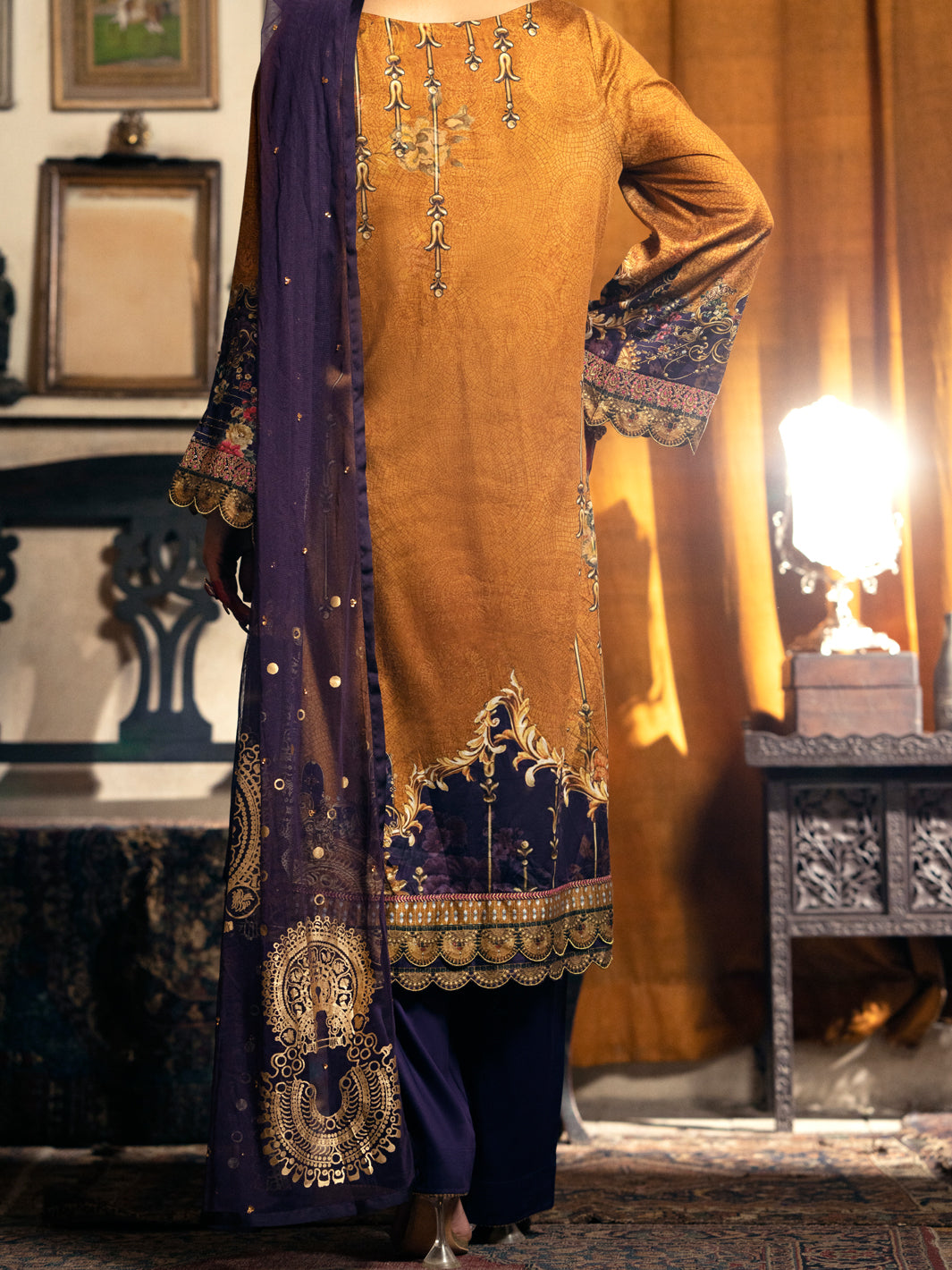 Almirah | Luxury Edit | AWP-3PS-564 by Almirah - Designer Dress - Type: Luxury - Available at Libayah - 100% Original