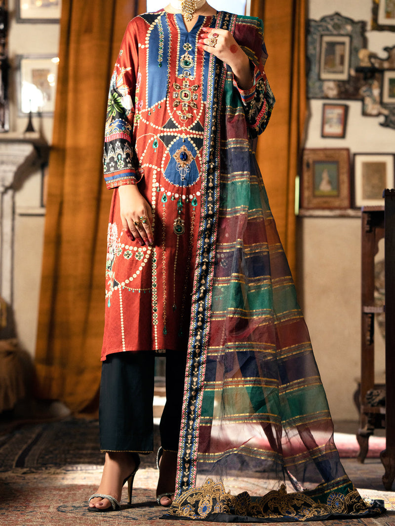 Almirah | Luxury Edit | AWP-3PS-565 by Almirah - Designer Dress - Type: Luxury - Available at Libayah - 100% Original