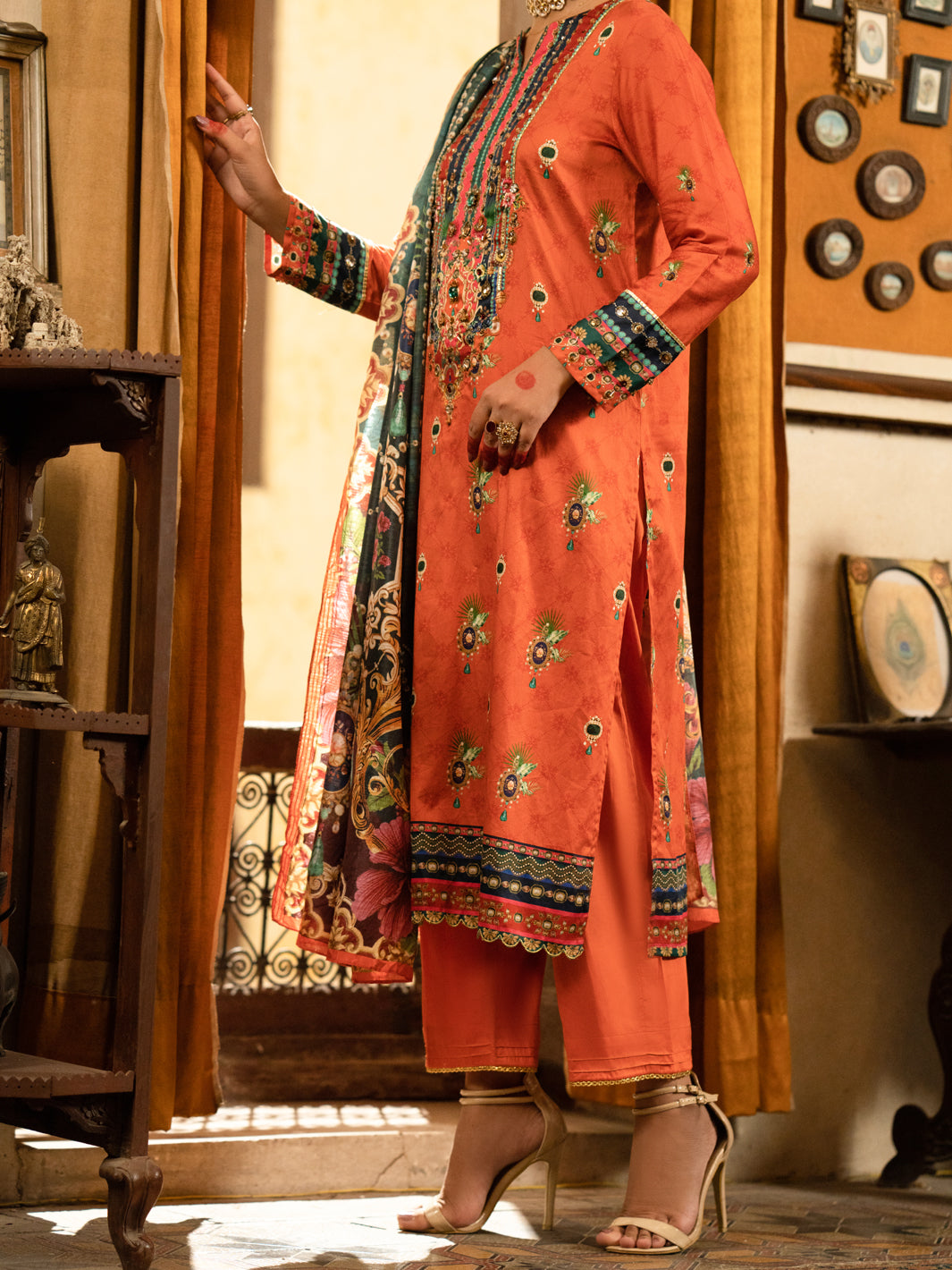 Almirah | Luxury Edit | AWP-3PS-566 by Almirah - Designer Dress - Type: Luxury - Available at Libayah - 100% Original