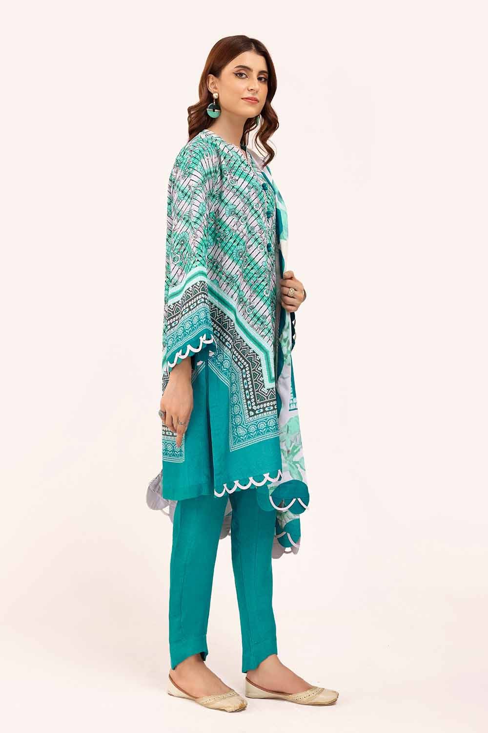 Gul Ahmed | Winter Collection 24 | Karandi Suit AY-42003 by Gul Ahmed - Designer Dress - Type: Ladies Clothes - Available at Libayah - 100% Original