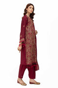 Gul Ahmed | Winter Collection 24 | Karandi Dupatta AY-42006 by Gul Ahmed - Designer Dress - Type: Ladies Clothes - Available at Libayah - 100% Original