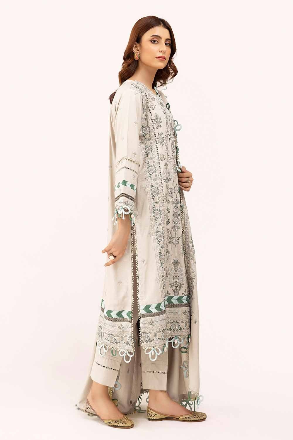 Gul Ahmed | Winter Collection 24 | Karandi Dupatta AY-42007 by Gul Ahmed - Designer Dress - Type: Ladies Clothes - Available at Libayah - 100% Original
