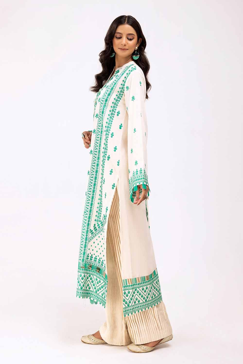 Gul Ahmed | Winter Collection 24 | Karandi Dupatta AY-42008 by Gul Ahmed - Designer Dress - Type: Ladies Clothes - Available at Libayah - 100% Original