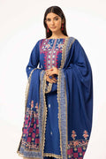 Gul Ahmed | Winter Collection 24 | Karandi Dupatta AY-42010 by Gul Ahmed - Designer Dress - Type: Ladies Clothes - Available at Libayah - 100% Original