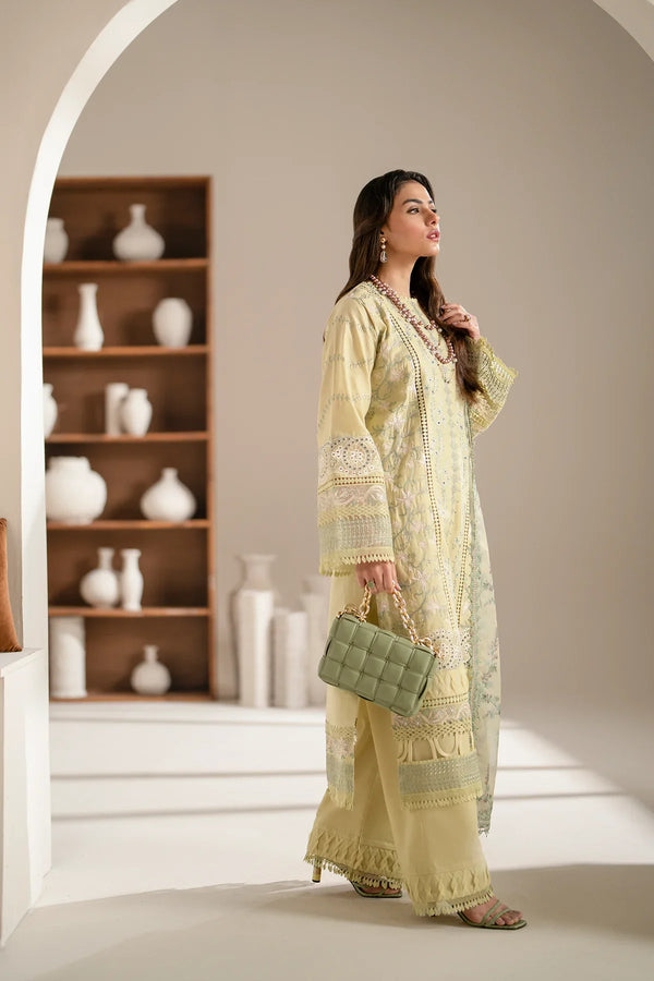 Azzal | Aghaaz Luxury Lawn | Jehaan by Azzal - Designer Dress - Type: Ladies Clothes - Available at Libayah - 100% Original