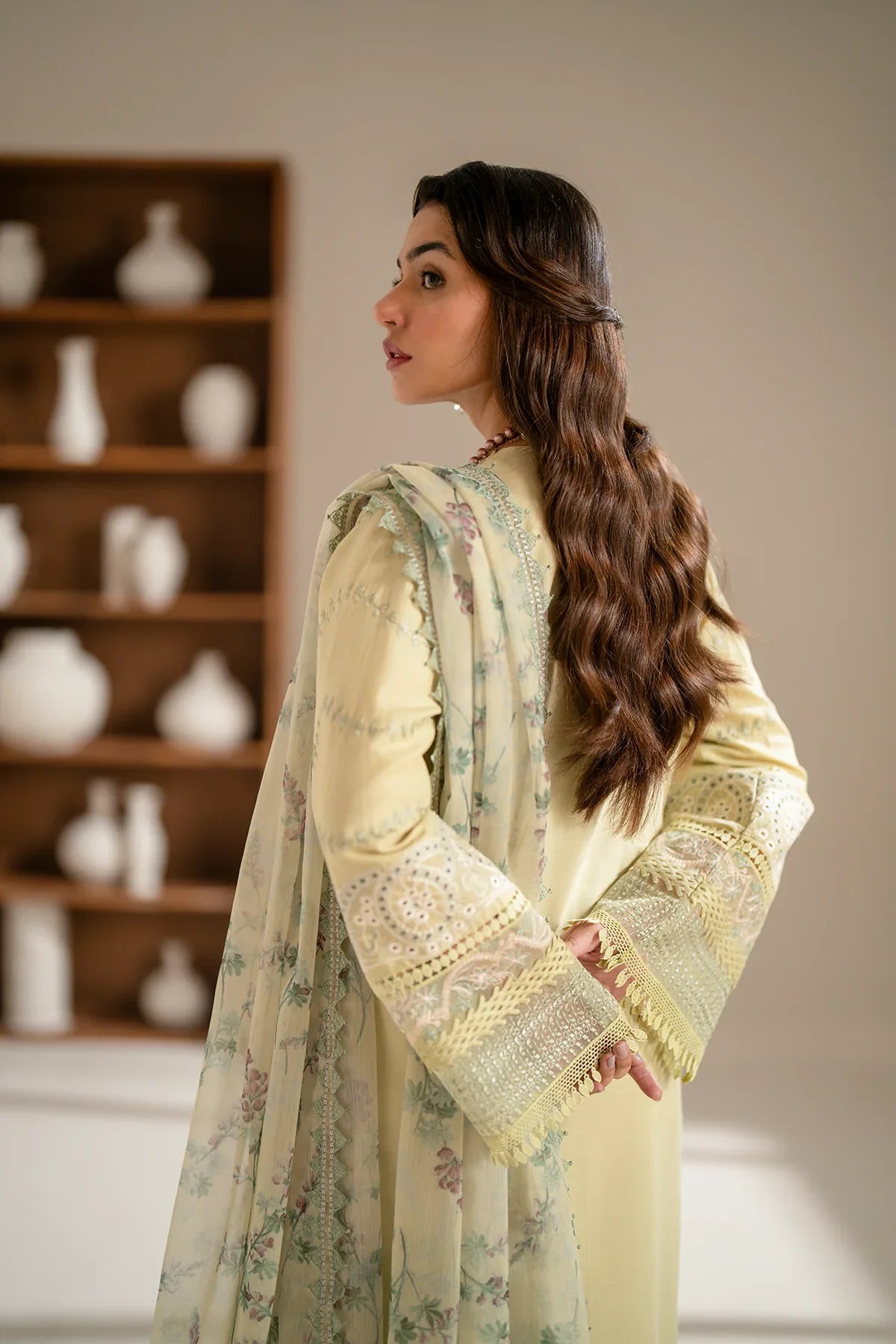 Azzal | Aghaaz Luxury Lawn | Jehaan by Azzal - Designer Dress - Type: Ladies Clothes - Available at Libayah - 100% Original