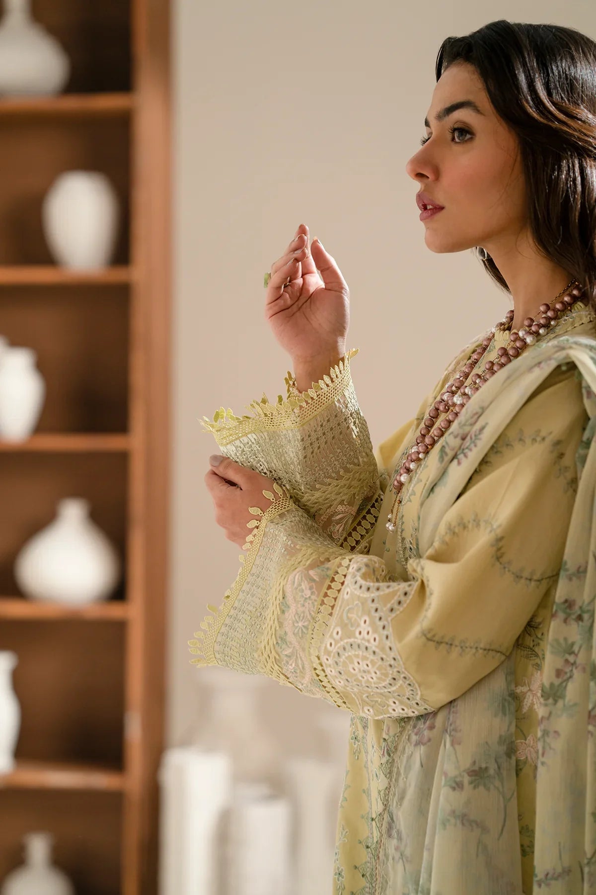 Azzal | Aghaaz Luxury Lawn | Jehaan by Azzal - Designer Dress - Type: Ladies Clothes - Available at Libayah - 100% Original