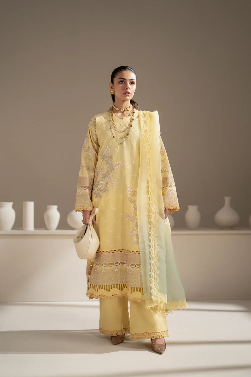 Azzal | Aghaaz Luxury Lawn | Sehar by Azzal - Designer Dress - Type: Ladies Clothes - Available at Libayah - 100% Original