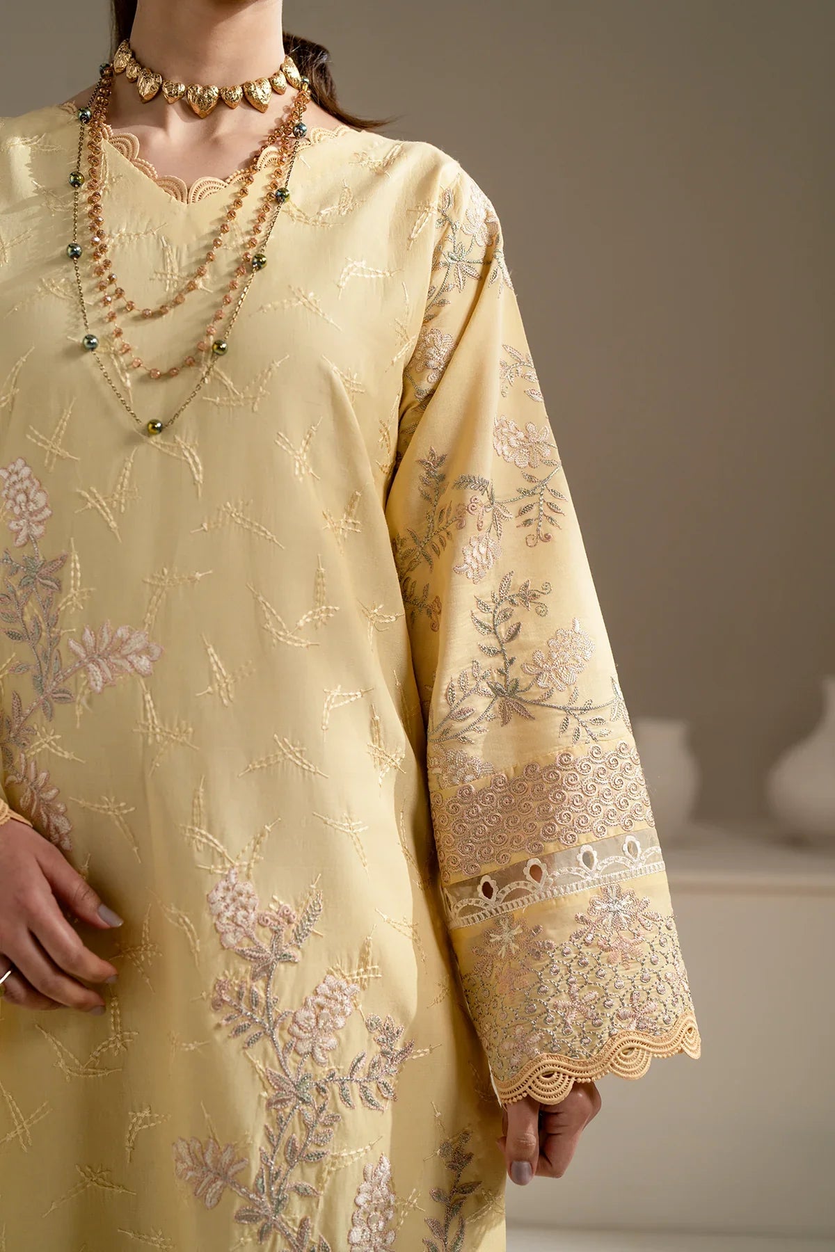 Azzal | Aghaaz Luxury Lawn | Sehar by Azzal - Designer Dress - Type: Ladies Clothes - Available at Libayah - 100% Original