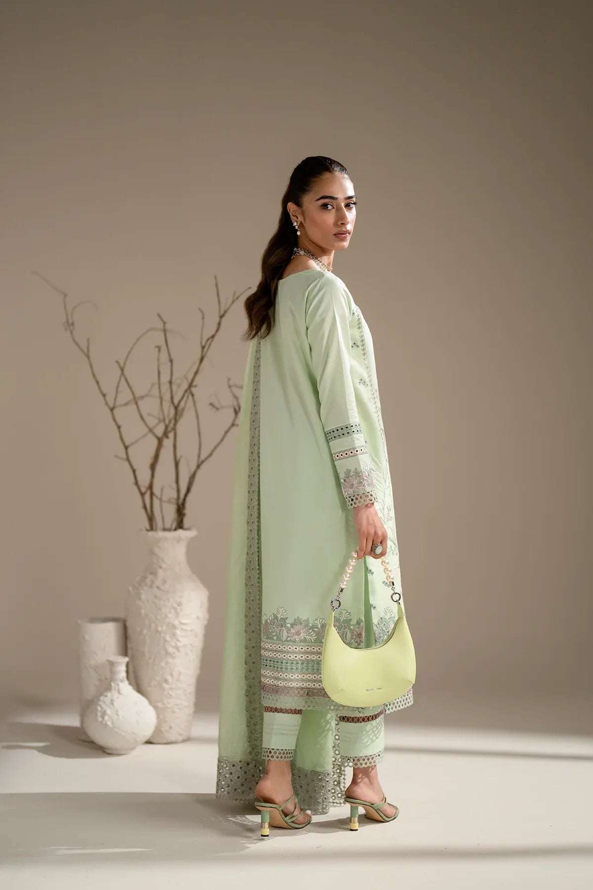 Azzal | Aghaaz Luxury Lawn | Mehak by Azzal - Designer Dress - Type: Ladies Clothes - Available at Libayah - 100% Original