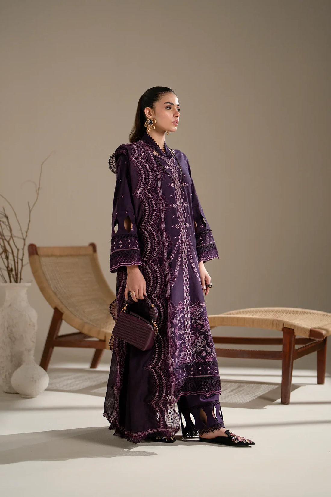 Azzal | Aghaaz Luxury Lawn | Aroma by Azzal - Designer Dress - Type: Ladies Clothes - Available at Libayah - 100% Original