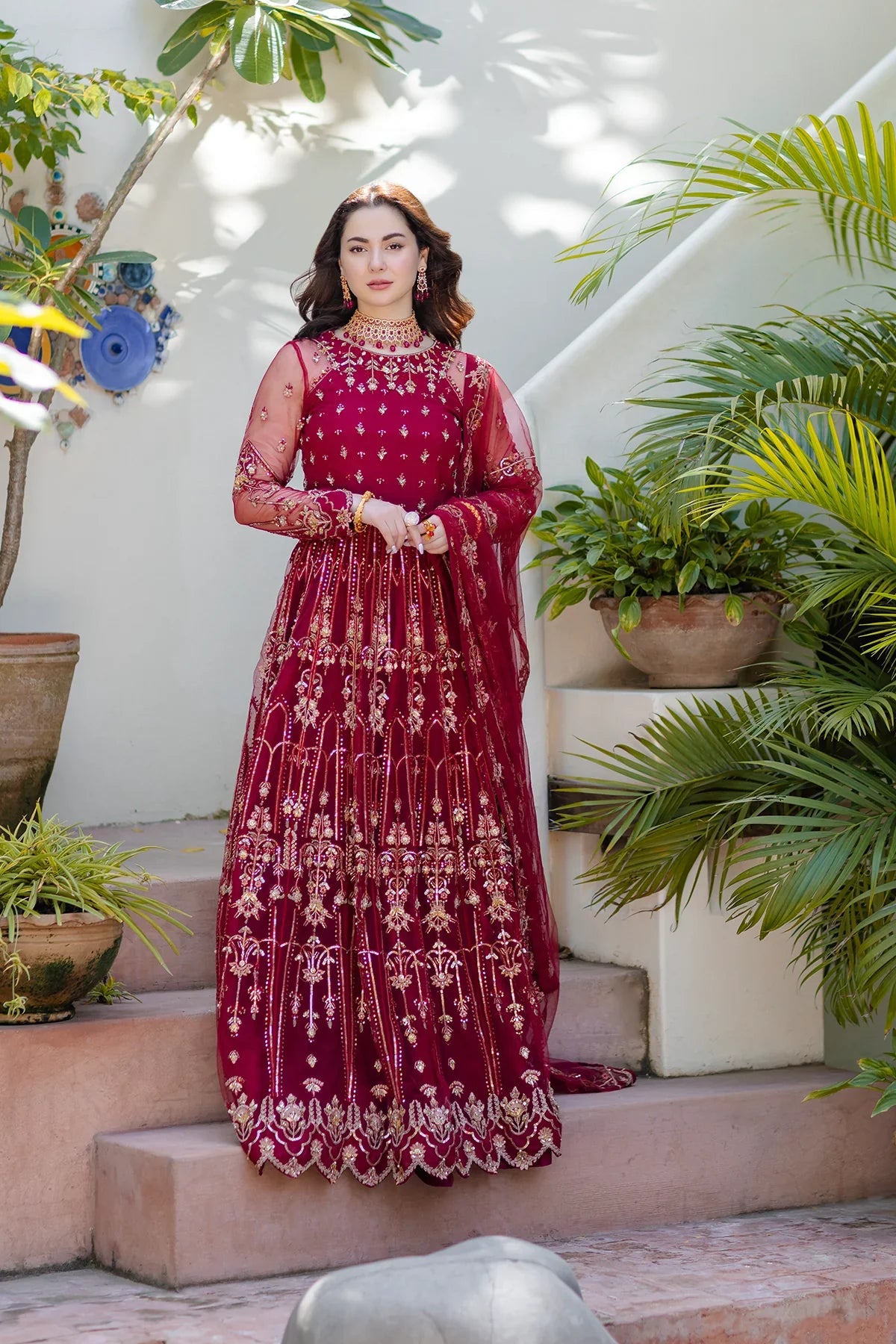 Azzal | Noor Wedding Formals | Gulaab by Azzal - Designer Dress - Type: Ladies Clothes - Available at Libayah - 100% Original