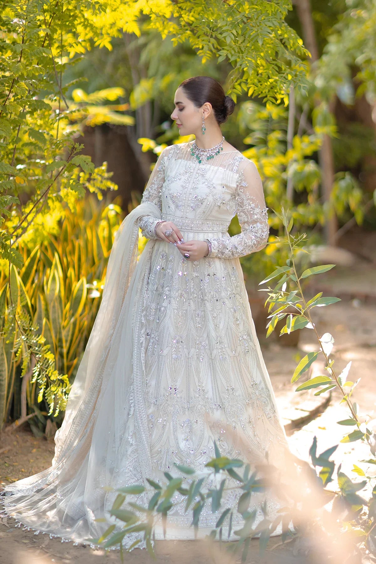 Azzal | Noor Wedding Formals | Safed by Azzal - Designer Dress - Type: Ladies Clothes - Available at Libayah - 100% Original