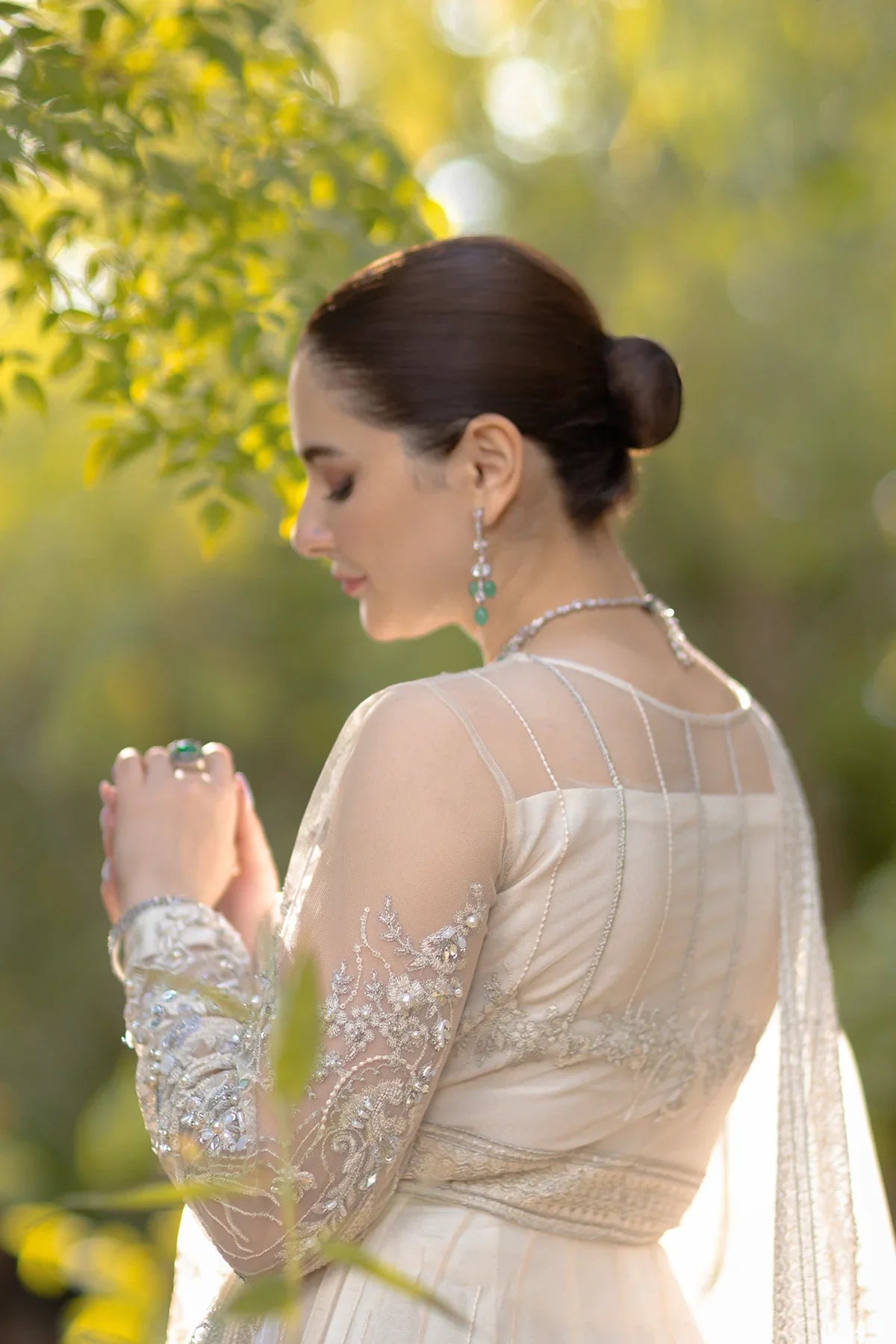 Azzal | Noor Wedding Formals | Safed by Azzal - Designer Dress - Type: Ladies Clothes - Available at Libayah - 100% Original