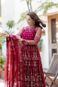 Azzal | Noor Wedding Formals | Gulaab by Azzal - Designer Dress - Type: Ladies Clothes - Available at Libayah - 100% Original