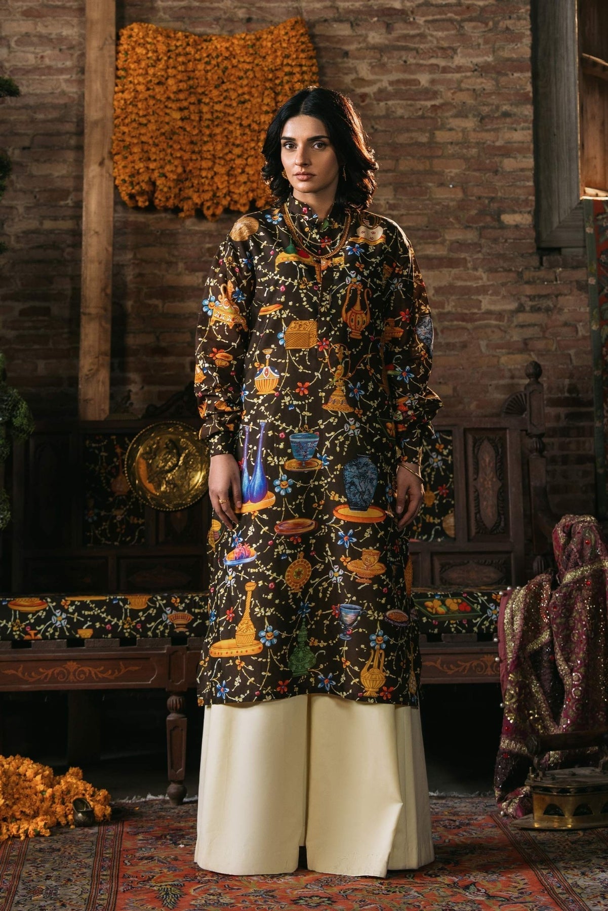 Fahad Hussayn | Lawn Banger | Ayyar by Fahad Hussayn - Designer Dress - Type: Ladies Clothes - Available at Libayah - 100% Original