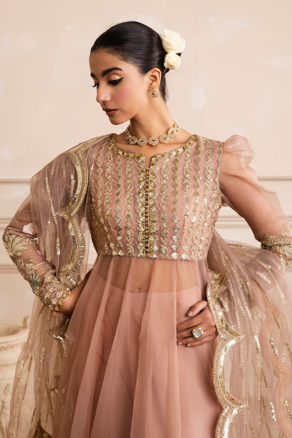 Maryum N Maria | Izara Formals | AZITA - MW40032 by Maryum N Maria - Designer Dress - Type: Ladies Clothes - Available at Libayah - 100% Original