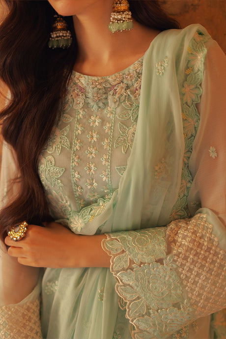 Azure | Ensembles Embroidered Formals | Floral Fern by Azure - Designer Dress - Type: Ladies Clothes - Available at Libayah - 100% Original