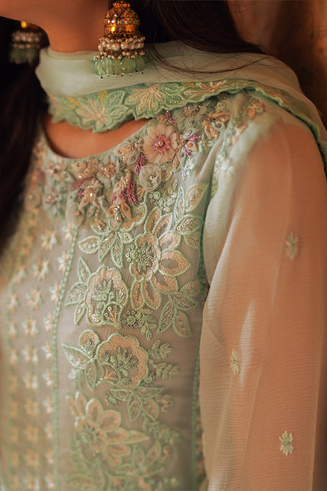 Azure | Ensembles Embroidered Formals | Floral Fern by Azure - Designer Dress - Type: Ladies Clothes - Available at Libayah - 100% Original