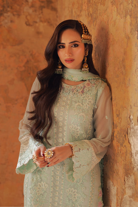 Azure | Ensembles Embroidered Formals | Floral Fern by Azure - Designer Dress - Type: Ladies Clothes - Available at Libayah - 100% Original