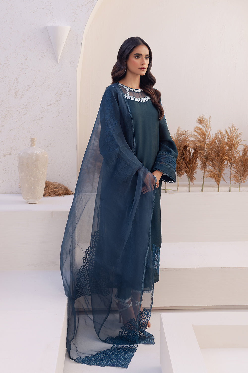 Azure | Ensembles Embroidered Formals | Midnight Storm by Azure - Designer Dress - Type: Ladies Clothes - Available at Libayah - 100% Original