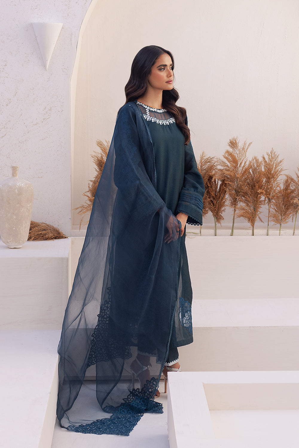 Azure | Ensembles Embroidered Formals | Midnight Storm by Azure - Designer Dress - Type: Ladies Clothes - Available at Libayah - 100% Original
