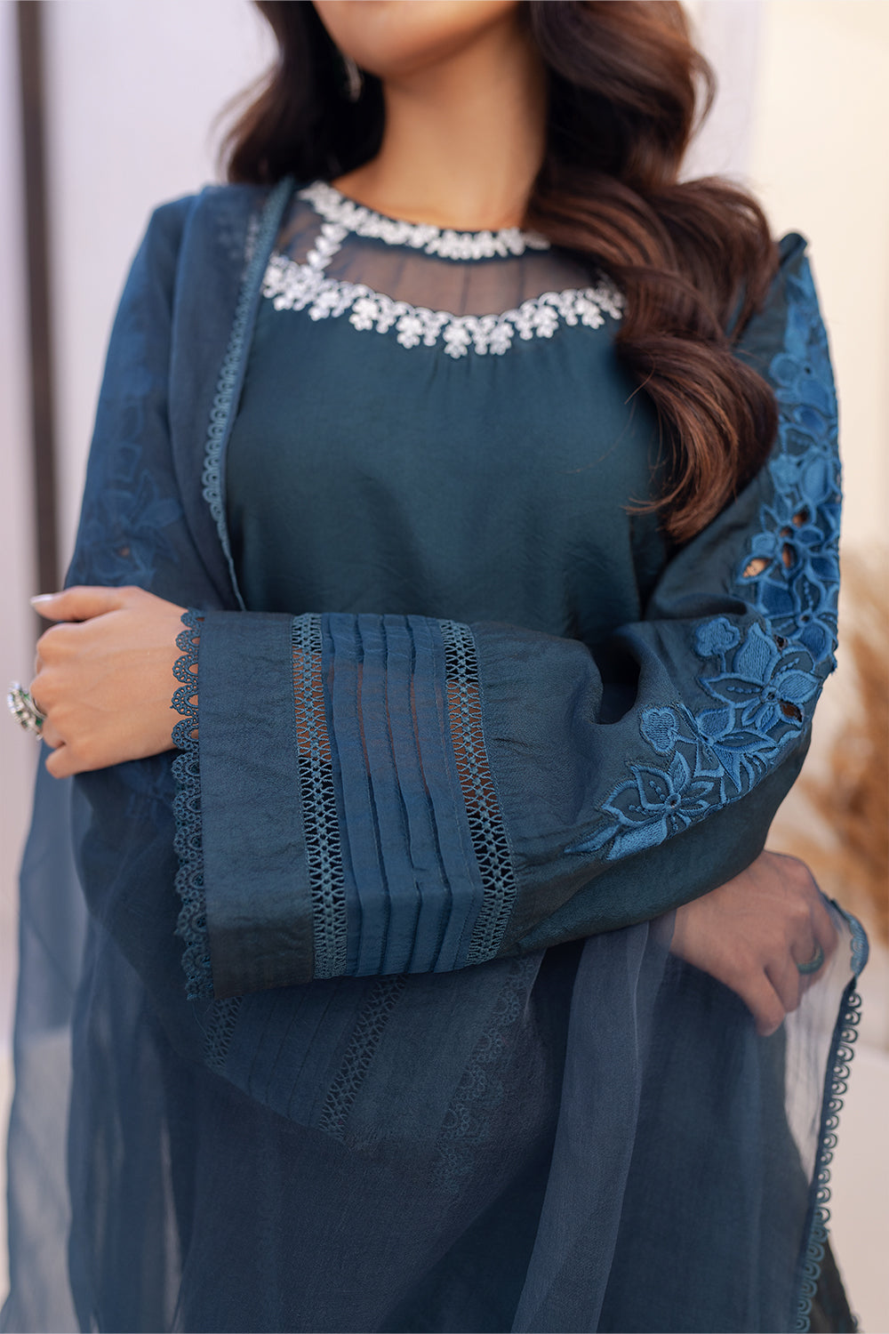 Azure | Ensembles Embroidered Formals | Midnight Storm by Azure - Designer Dress - Type: Ladies Clothes - Available at Libayah - 100% Original