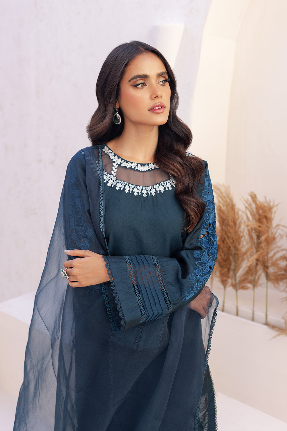 Azure | Ensembles Embroidered Formals | Midnight Storm by Azure - Designer Dress - Type: Ladies Clothes - Available at Libayah - 100% Original