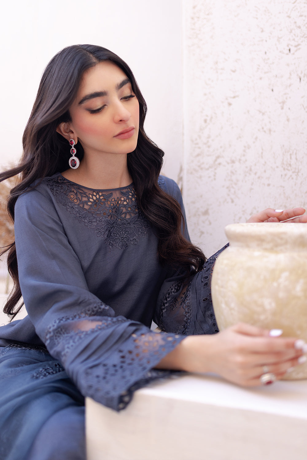 Azure | Ensembles Embroidered Formals | Misty Dream by Azure - Designer Dress - Type: Ladies Clothes - Available at Libayah - 100% Original