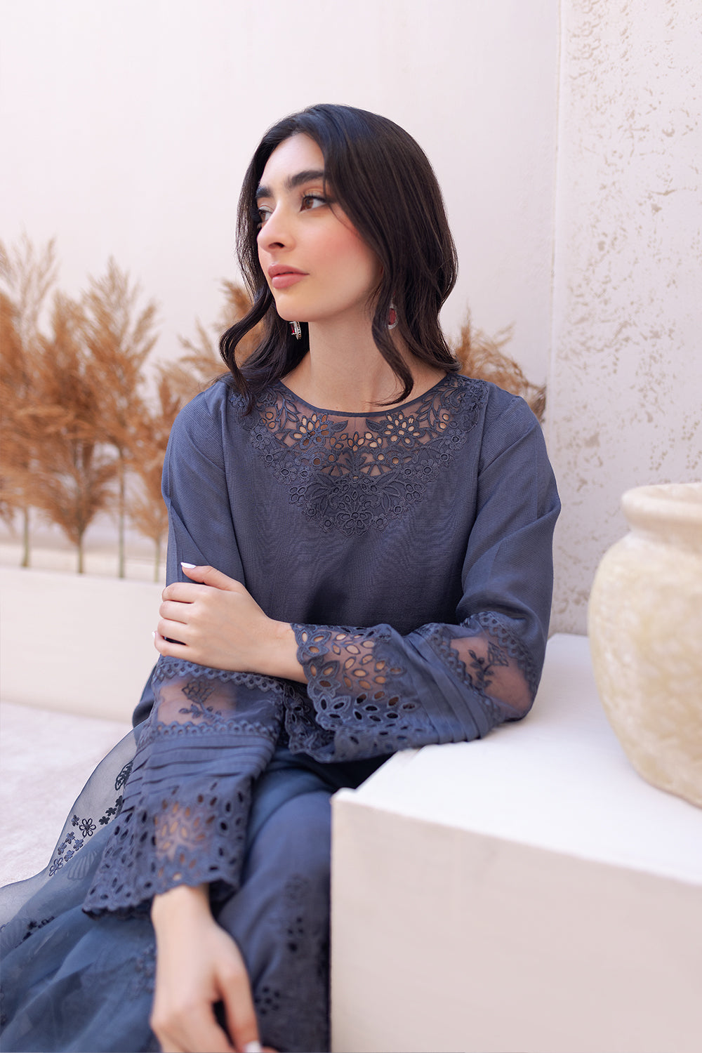 Azure | Ensembles Embroidered Formals | Misty Dream by Azure - Designer Dress - Type: Ladies Clothes - Available at Libayah - 100% Original