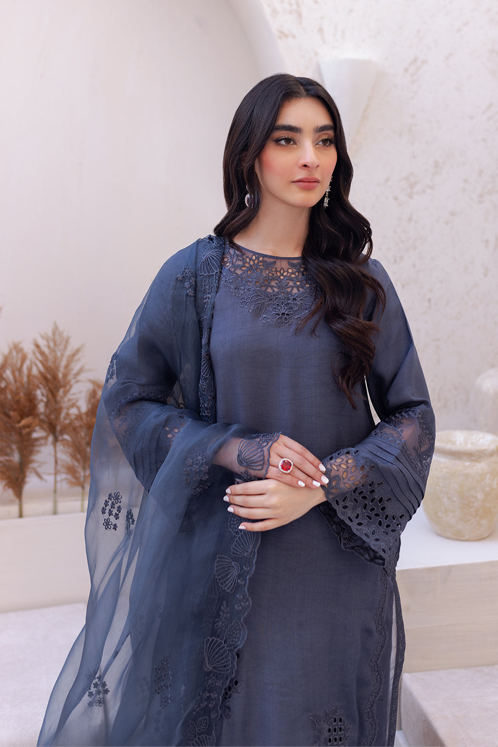 Azure | Ensembles Embroidered Formals | Misty Dream by Azure - Designer Dress - Type: Ladies Clothes - Available at Libayah - 100% Original