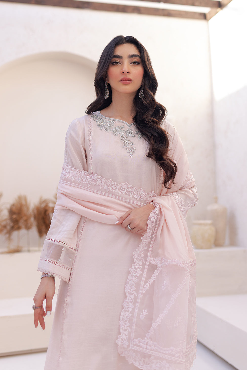 Azure | Ensembles Embroidered Formals | Morganite Magic by Azure - Designer Dress - Type: Ladies Clothes - Available at Libayah - 100% Original