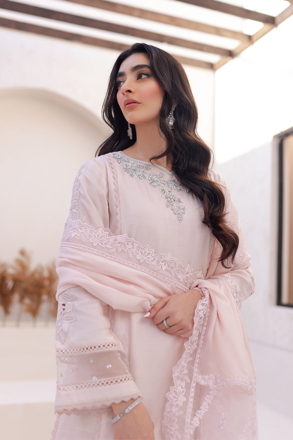 Azure | Ensembles Embroidered Formals | Morganite Magic by Azure - Designer Dress - Type: Ladies Clothes - Available at Libayah - 100% Original