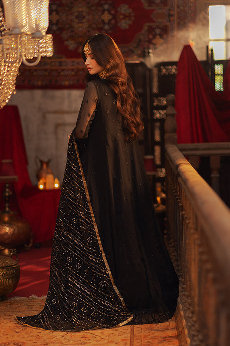 Azure | Ensembles Embroidered Formals | Noir Majesty by Azure - Designer Dress - Type: Ladies Clothes - Available at Libayah - 100% Original