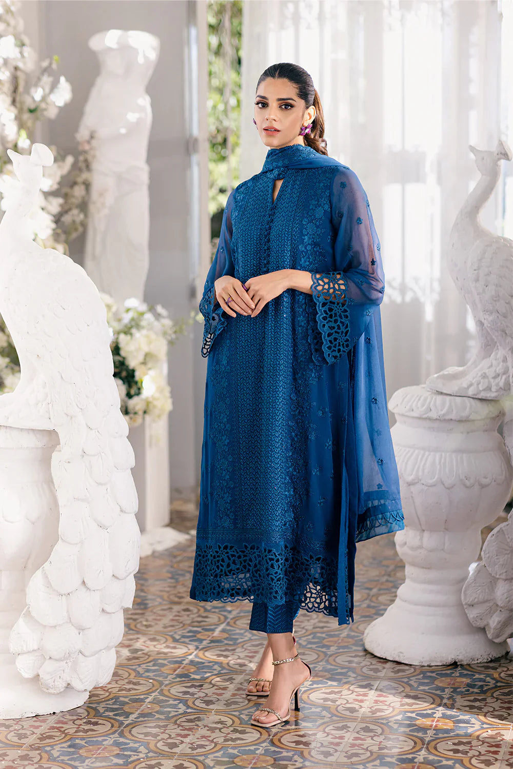 Azure | Ensembles Embroidered Formals | Galactic Glow by Azure - Designer Dress - Type: Ladies Clothes - Available at Libayah - 100% Original