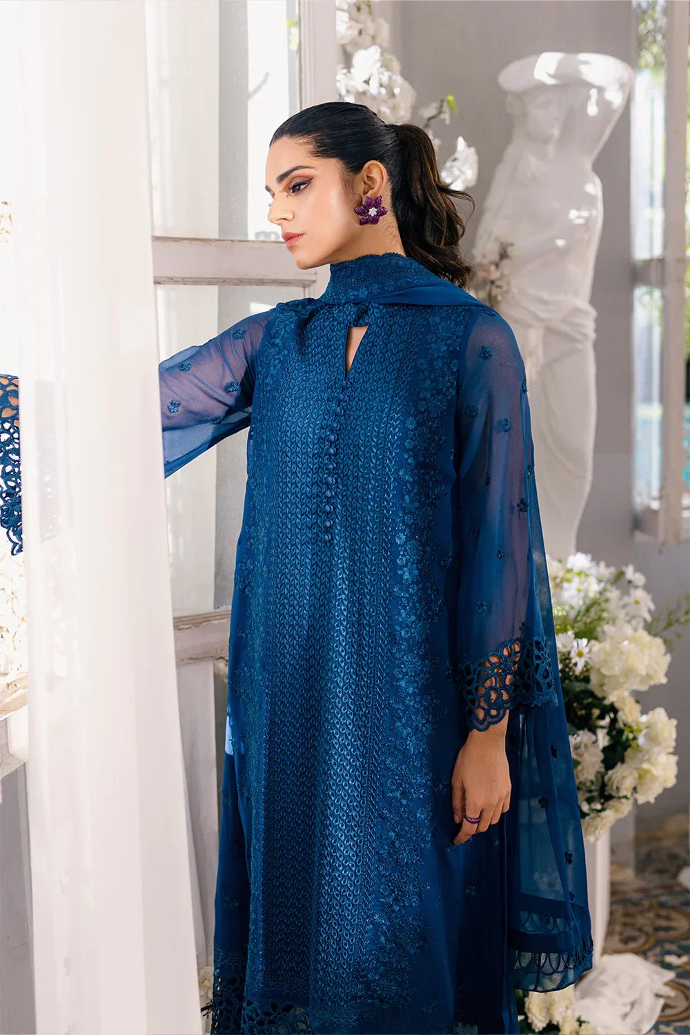 Azure | Ensembles Embroidered Formals | Galactic Glow by Azure - Designer Dress - Type: Ladies Clothes - Available at Libayah - 100% Original