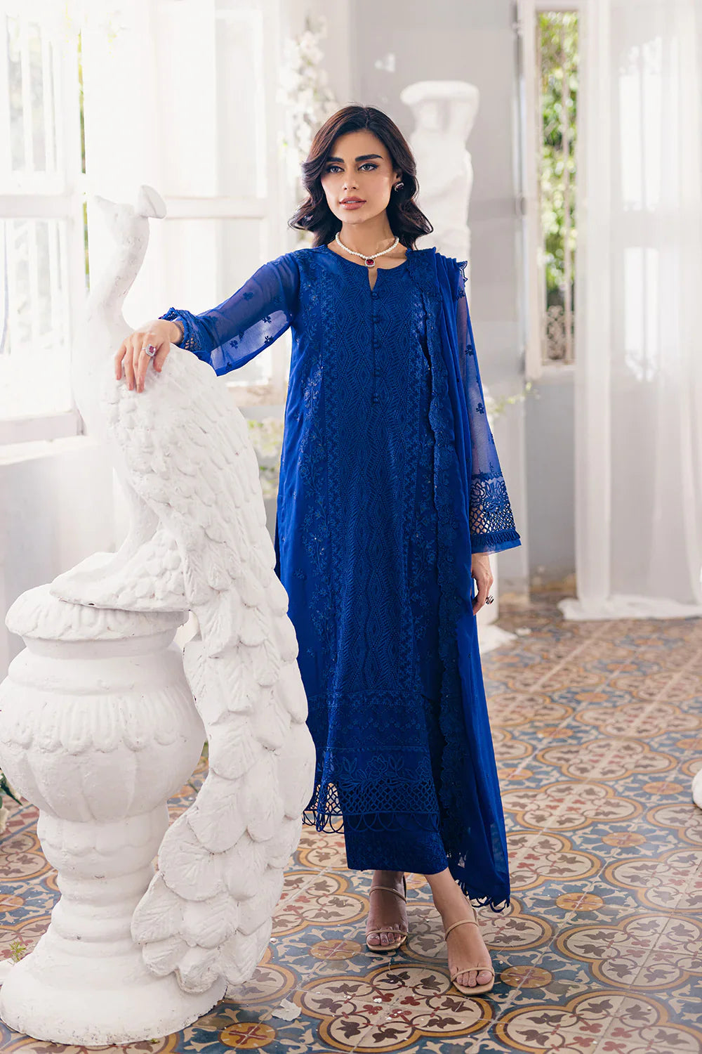 Azure | Ensembles Embroidered Formals | Iris Charm by Azure - Designer Dress - Type: Ladies Clothes - Available at Libayah - 100% Original