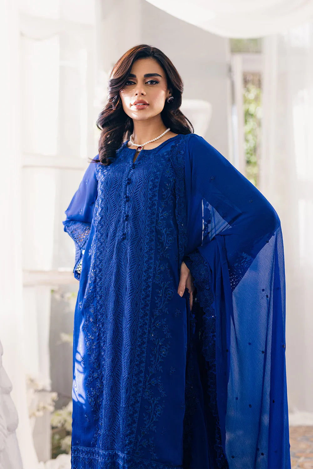 Azure | Ensembles Embroidered Formals | Iris Charm by Azure - Designer Dress - Type: Ladies Clothes - Available at Libayah - 100% Original