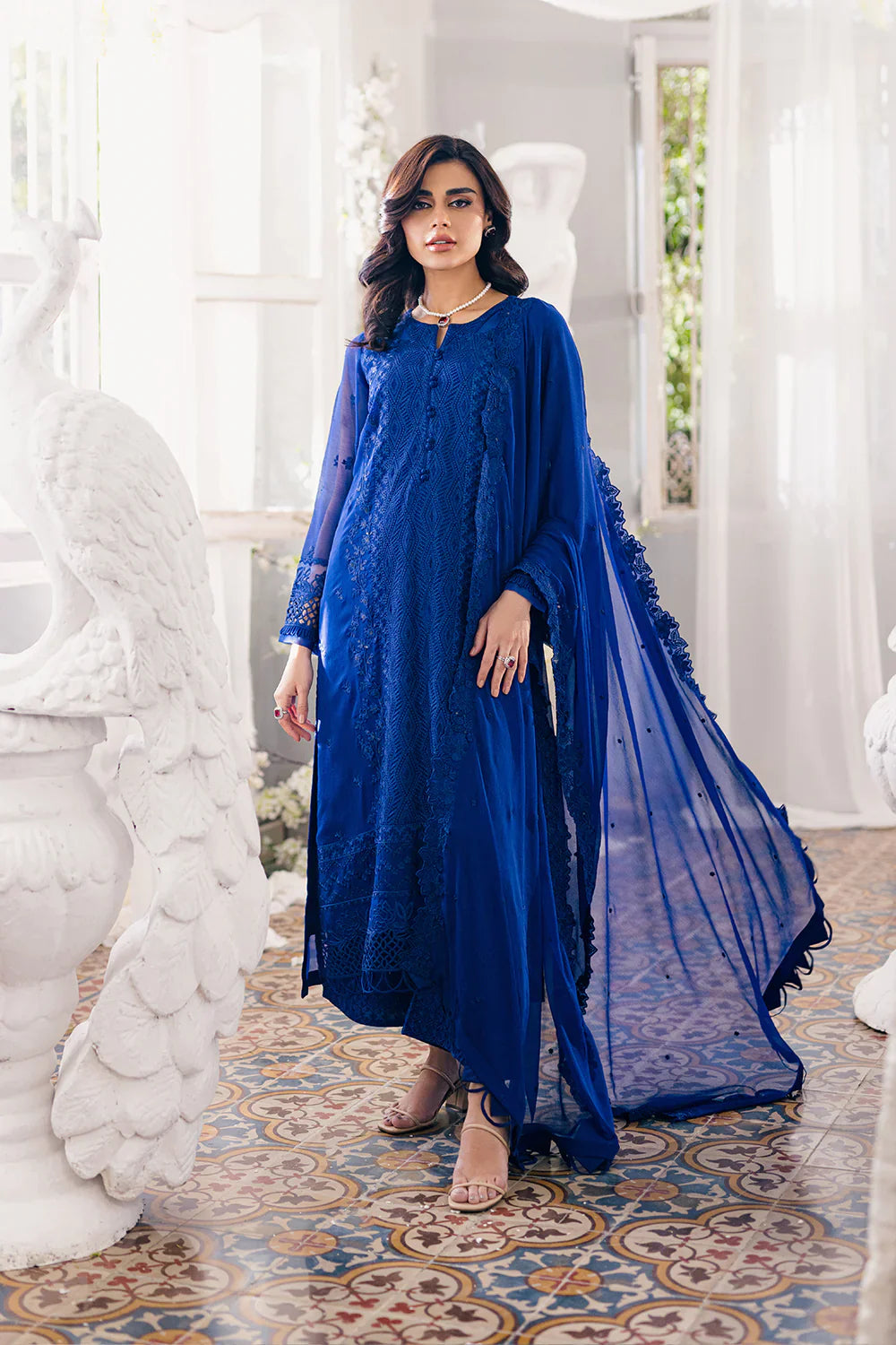 Azure | Ensembles Embroidered Formals | Iris Charm by Azure - Designer Dress - Type: Ladies Clothes - Available at Libayah - 100% Original
