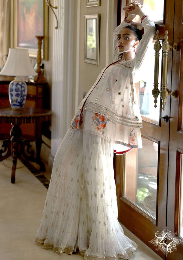 Afrozeh | Basic Pret 26 RTW | NACRE by Afrozeh - Designer Dress  - Type : Ladies Clothes - Available at Libayah - 100% Original 