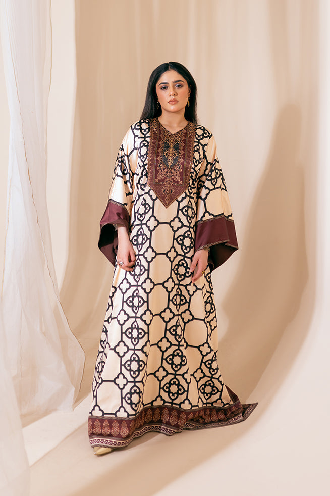 Fozia Khalid | Kaftaan | Ember Essence by Fozia Khalid - Designer Dress - Type: Ladies Clothes - Available at Libayah - 100% Original